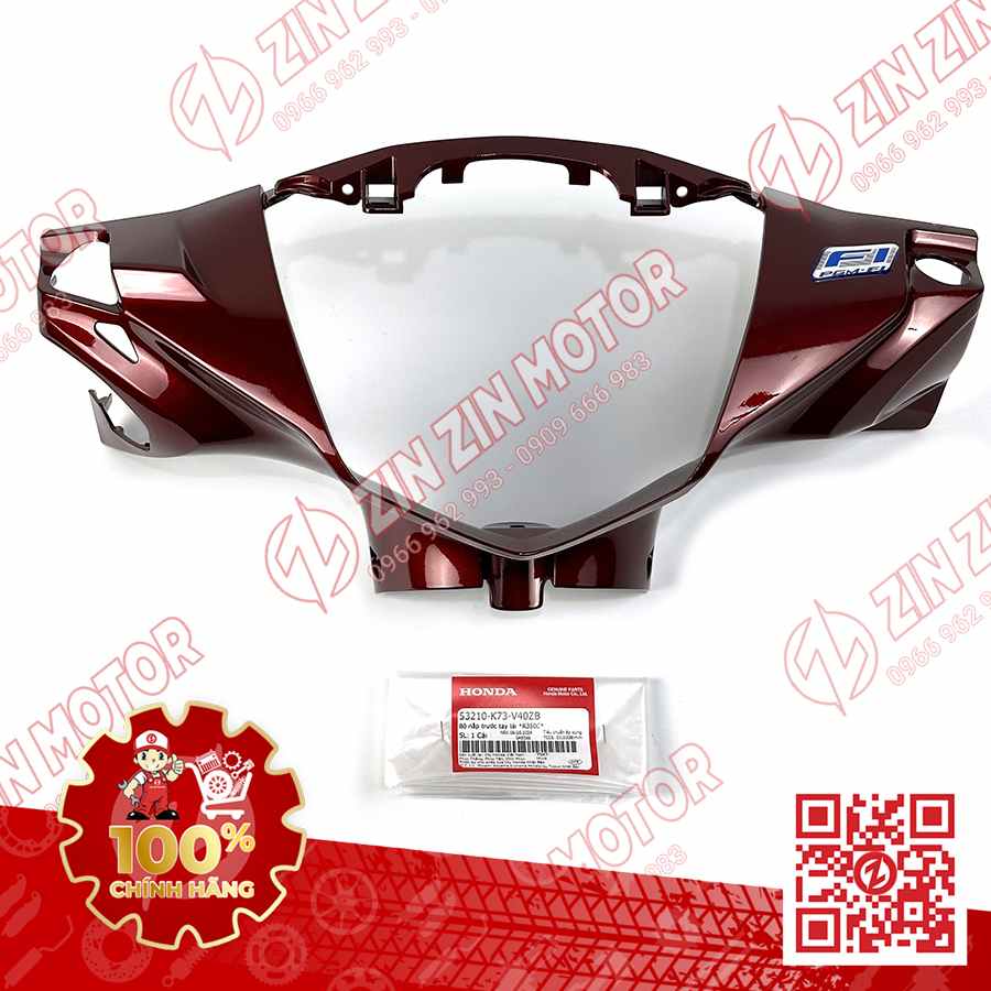 ỐP ĐẦU XE FUTURE FI, FUTURE LED ĐỎ ĐÔ R350C 2018 2019 2020 2021 2022 2023 (CÓ TEM FI) 53210K73V40ZB
