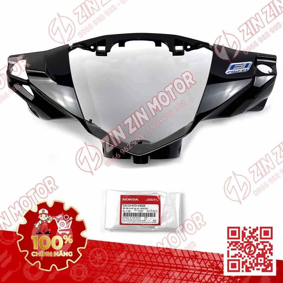 ỐP ĐẦU XE FUTURE FI, FUTURE LED ĐEN ÁNH XANH NHB25M 2018 2019 (CÓ TEM FI) 53210K73V40ZE