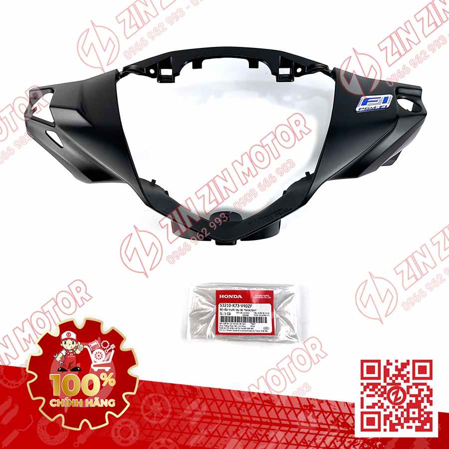ỐP ĐẦU XE FUTURE FI, FUTURE LED ĐEN NHÁM NHA76M 2018 2019 2020 2021 2022 2023 (CÓ TEM FI) 53210K73V40ZF