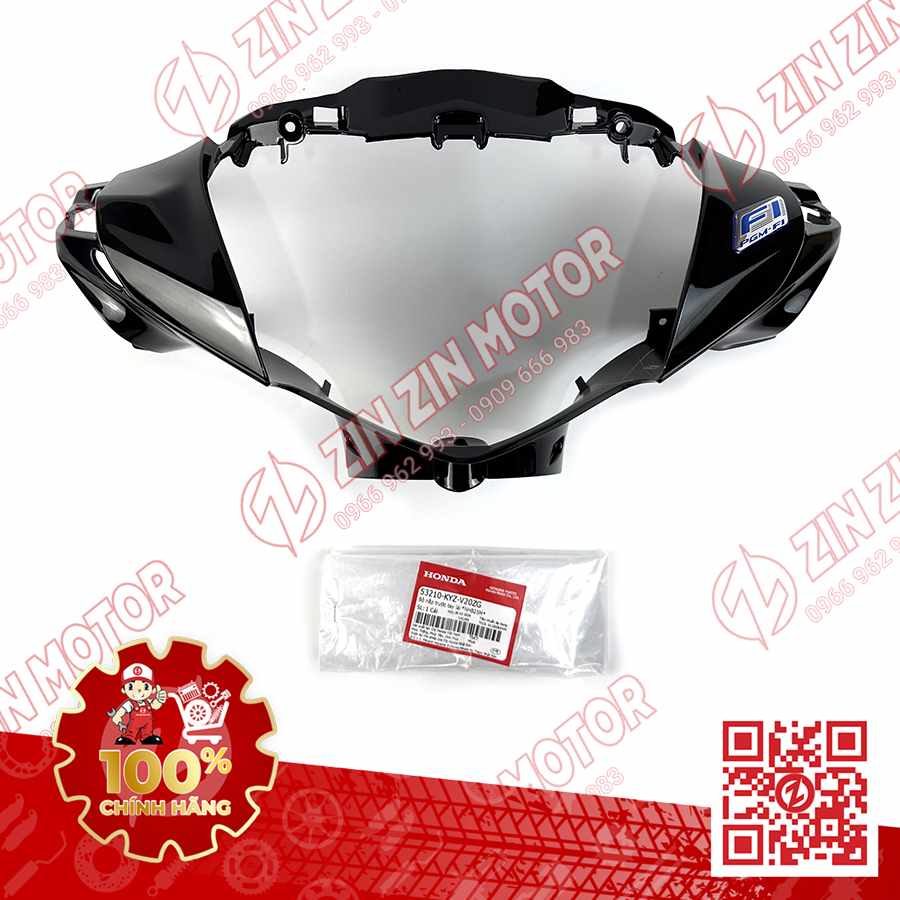 ỐP ĐẦU FUTURE 125 MẬP, FUTURE 125 FI 2014 2015 2016 2017 ĐEN TEM FI 53210-KYZ-V20ZG