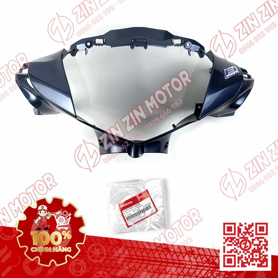 ỐP ĐẦU FUTURE 125 MẬP, FUTURE 125 FI 2016 2017 XANH XÁM TEM FI 53210-KYZ-V20ZK