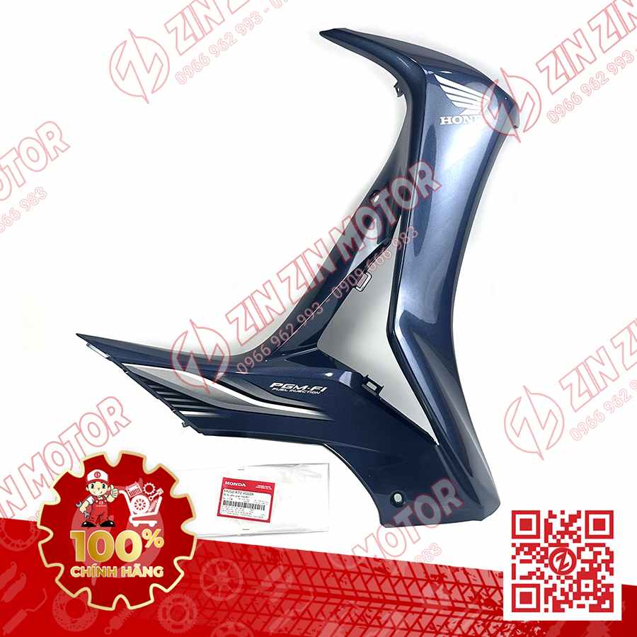 BỬNG TRƯỚC PHẢI, CÁNH YẾM FUTURE 125 MẬP, FUTURE 125 FI 2016 2017 XANH XÁM 64200-K73-V00ZA