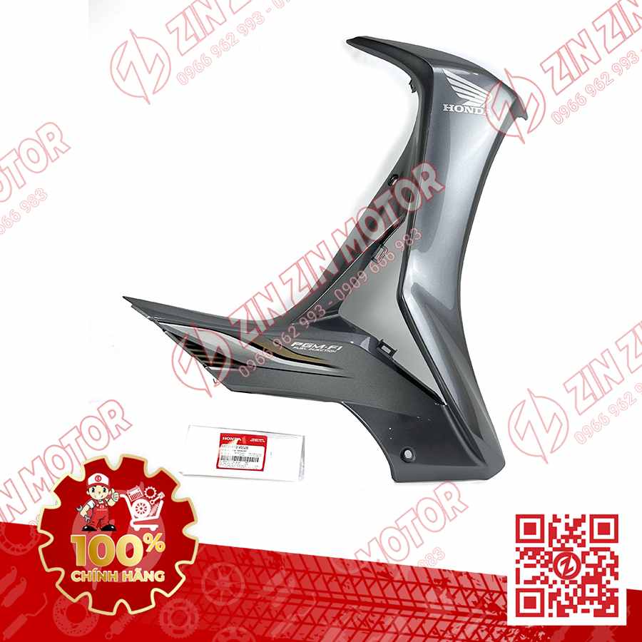 BỬNG TRƯỚC PHẢI, CÁNH YẾM FUTURE 125 MẬP, FUTURE 125 FI 2016 2017 XÁM GHI 64200-K73-V00ZB