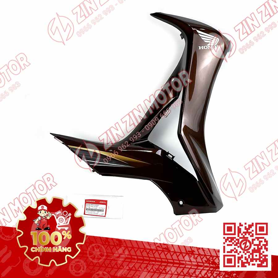 BỬNG TRƯỚC PHẢI, CÁNH YẾM FUTURE 125 MẬP, FUTURE 125 FI, FUTURE BXC 2014 2015 NÂU VÀNG 64200-KYZ-G00ZH