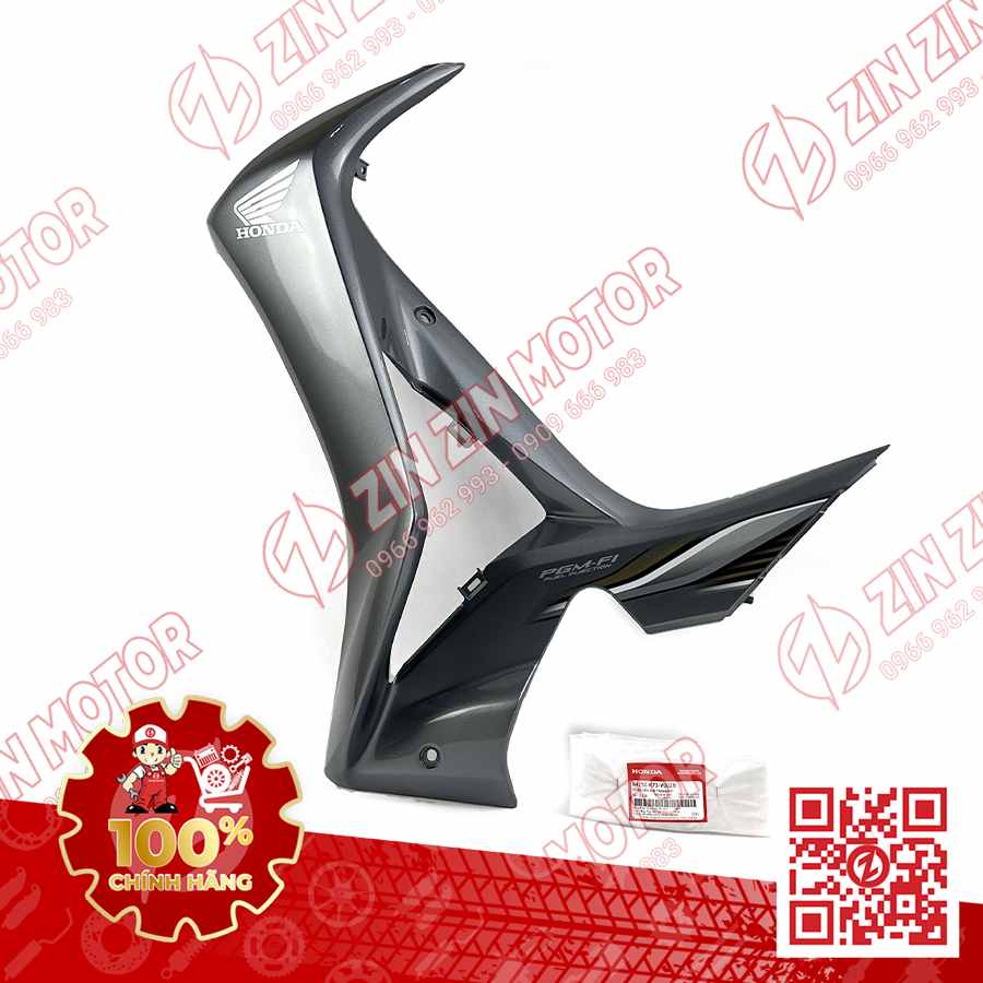 BỬNG TRƯỚC TRÁI, CÁNH YẾM FUTURE 125 MẬP, FUTURE 125 FI 2016 2017 XÁM GHI 64250-K73-V00ZB