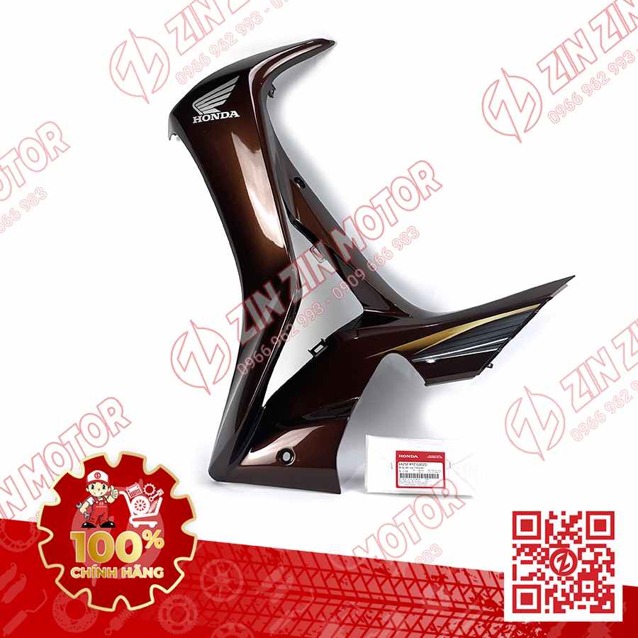 BỬNG TRƯỚC TRÁI, CÁNH YẾM FUTURE 125 MẬP, FUTURE 125 FI, FUTURE BXC 2014 2015 NÂU VÀNG 64250-KYZ-G00ZH