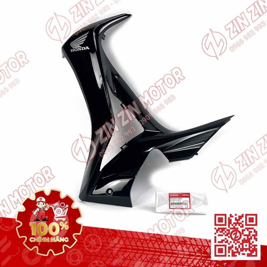 BỬNG TRƯỚC TRÁI, CÁNH YẾM FUTURE 125 MẬP, FUTURE 125 FI, FUTURE BXC 2014 2015 ĐEN ĐẬM 64250-KYZ-G00ZE