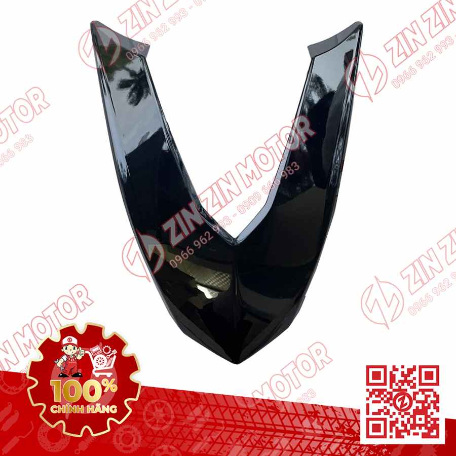 BỘ ỐP TRƯỚC TRÊN, MẶT NẠ NHỎ FUTURE 125 MẬP, FUTURE 125 FI, FUTURE BXC 2014 2015 ĐEN NHÁM 64313-KYZ-G00ZE