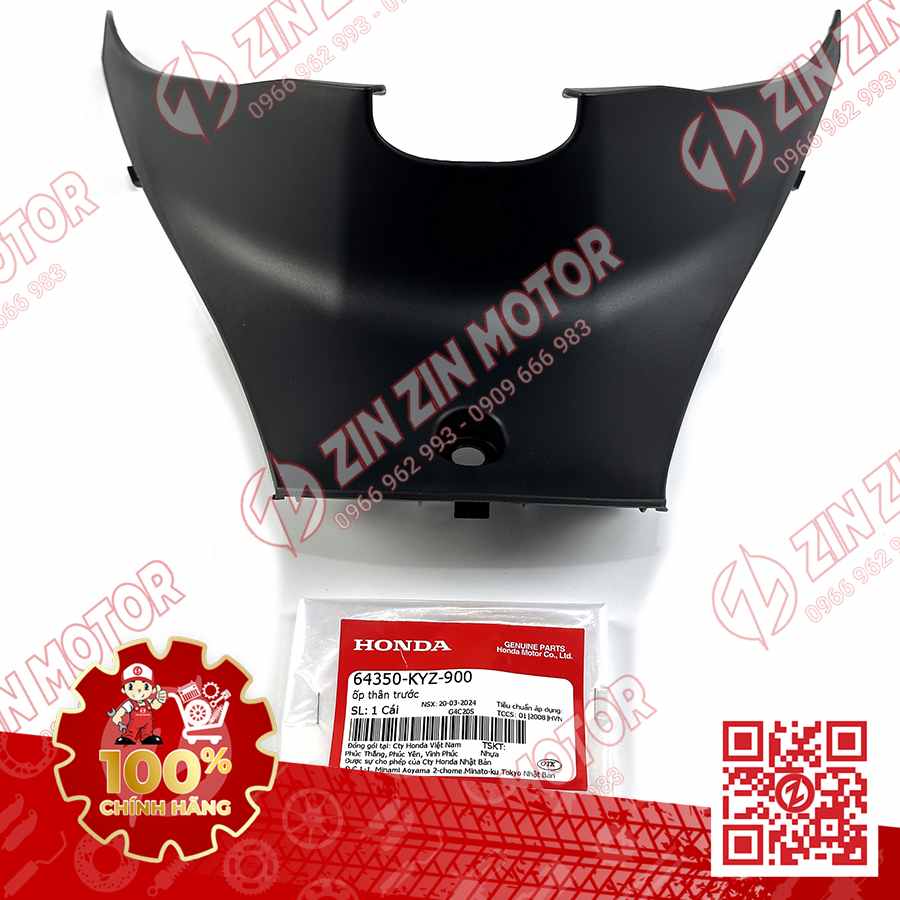 ỐP THÂN TRƯỚC FUTURE 125 MẬP, FUTURE 125 FI, FUTURE BXC 2014 2015 2016 2017 64350-KYZ-900
