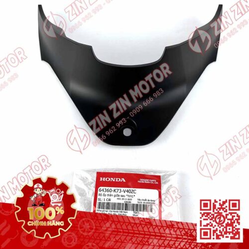 NHỰA NHÁM ỐP THÂN GIỮA PHÍA SAU FUTURE 125 FI, XE FUTURE LED ĐEN 64360K73V40ZC