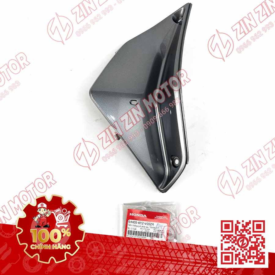 TẤM THÔNG GIÓ FUTURE 125 MẬP, FUTURE 125 FI 2016 2017 PHẢI XANH XÁM 64405-KYZ-V00ZM