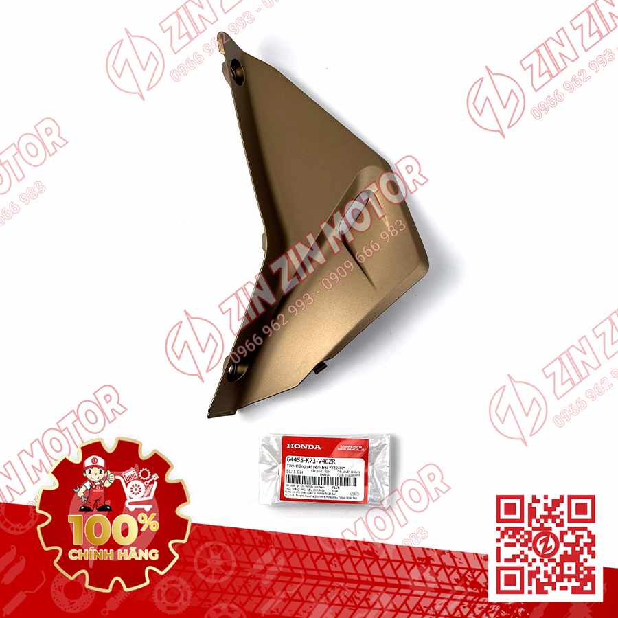 TÂM ỐP THÔNG GIÓ XE FUTURE 125 FI, FUTURE LED TRÁI VÀNG ĐỒNG NHÁM Y224M 2024 64455K73V40ZR