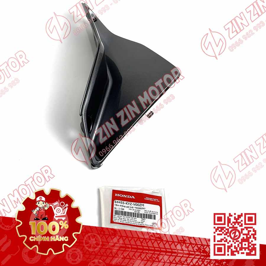 TẤM THÔNG GIÓ FUTURE 125 MẬP, FUTURE 125 FI 2016 2017 TRÁI XANH XÁM 64455-KYZ-V00ZM