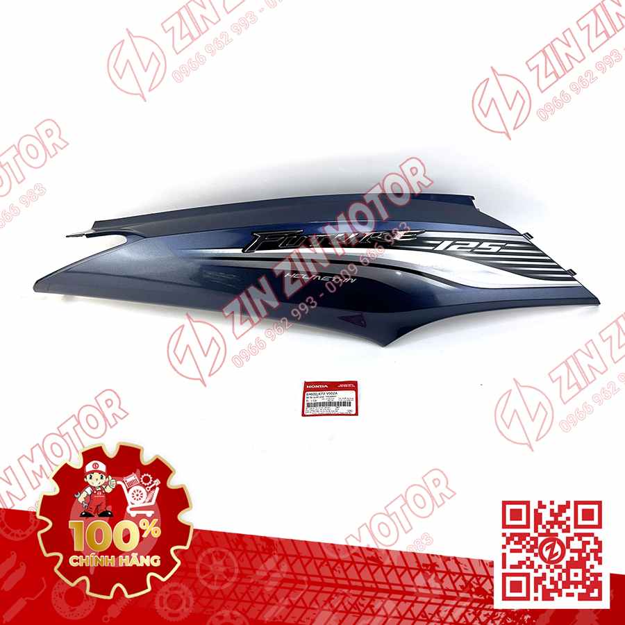 BỤNG SAU PHẢI, ỐP SƯỜN FUTURE 125 MẬP, FUTURE 125 FI 2016 2017 XANH XÁM 64600-K73-V00ZA