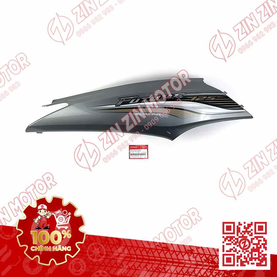 BỤNG SAU PHẢI, ỐP SƯỜN FUTURE 125 MẬP, FUTURE 125 FI 2016 2017 XÁM GHI 64600-K73-V00ZB