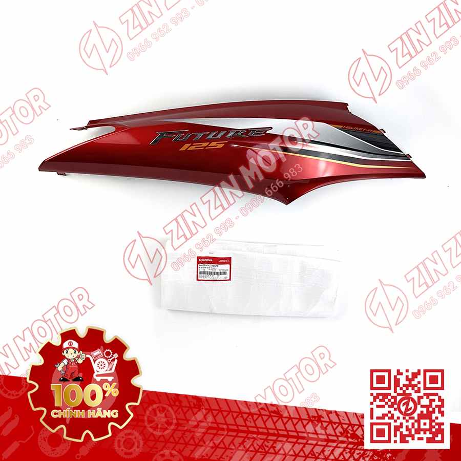 BỤNG SAU PHẢI, ỐP SƯỜN FUTURE 125 MẬP, FUTURE BXC 2014 2015 ĐỎ GHI ĐẬM 64600-KYZ-V90ZB