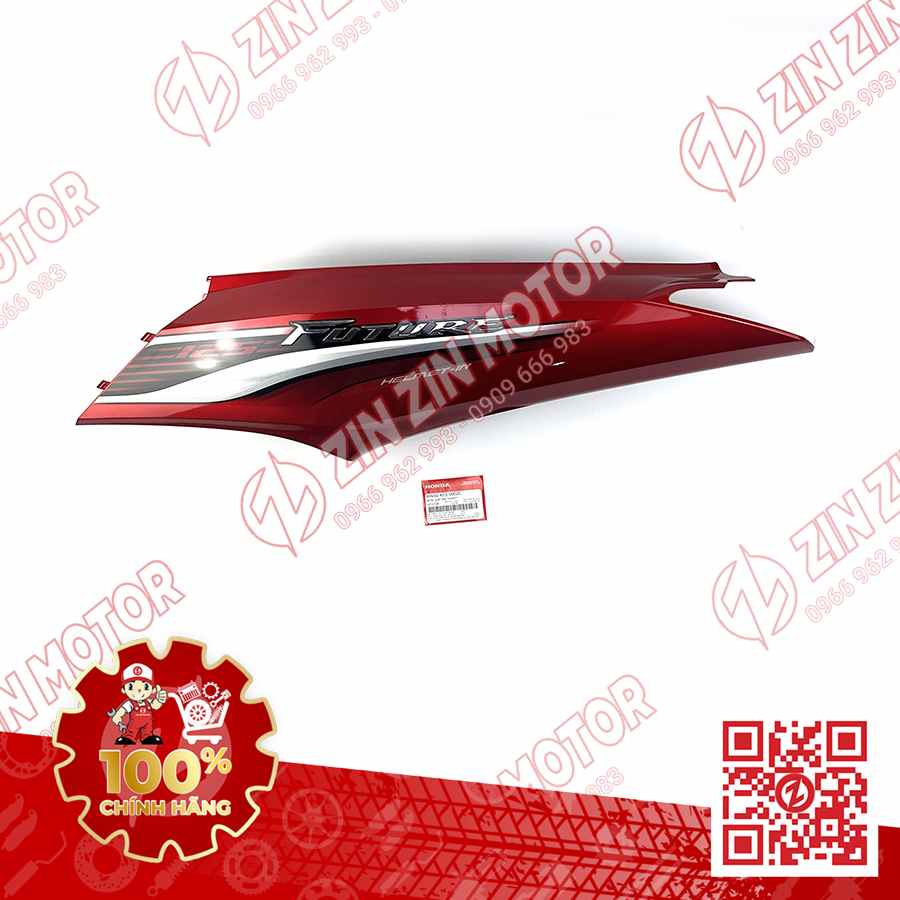 BỤNG SAU TRÁI, ỐP SƯỜN FUTURE 125 MẬP, FUTURE 125 FI 2016 2017 ĐỎ XÁM 64650-K73-V00ZC