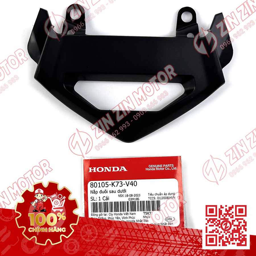 NHỰA NHÁM ỐP ĐUÔI ĐÈN SAU FUTURE 125 FI, XE FUTURE LED 2018 2019 2020 2021 2022 2023 2024 80105K73V40
