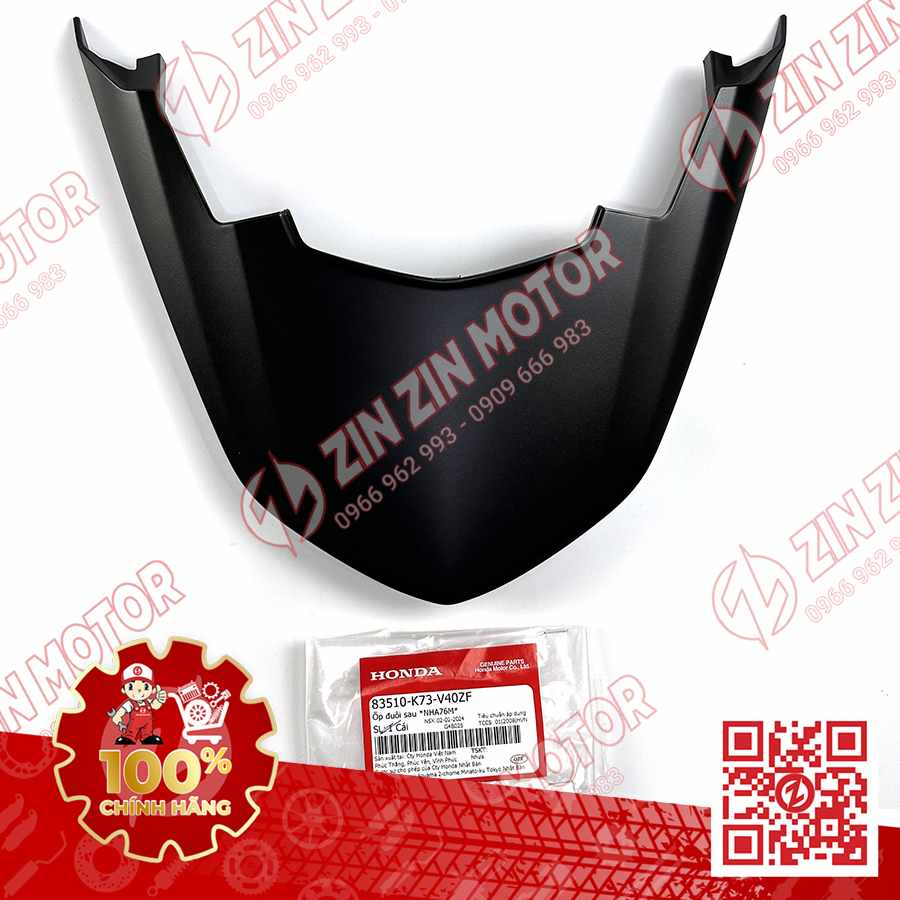 MU RÙA ỐP ĐUÔI SAU FUTURE 125 FI, FUTURE LED ĐEN NHÁM NHA76M 2018 2019 2020 2021 2022 2023 2024 83510K73V40ZF