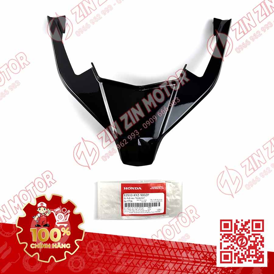 ỐP ĐUÔI SAU, MU RÙA FUTURE 125 MẬP, FUTURE 125 FI, FUTURE BXC 2014 2015 2016 2017 ĐEN XÁM 83510-KYZ-900ZP