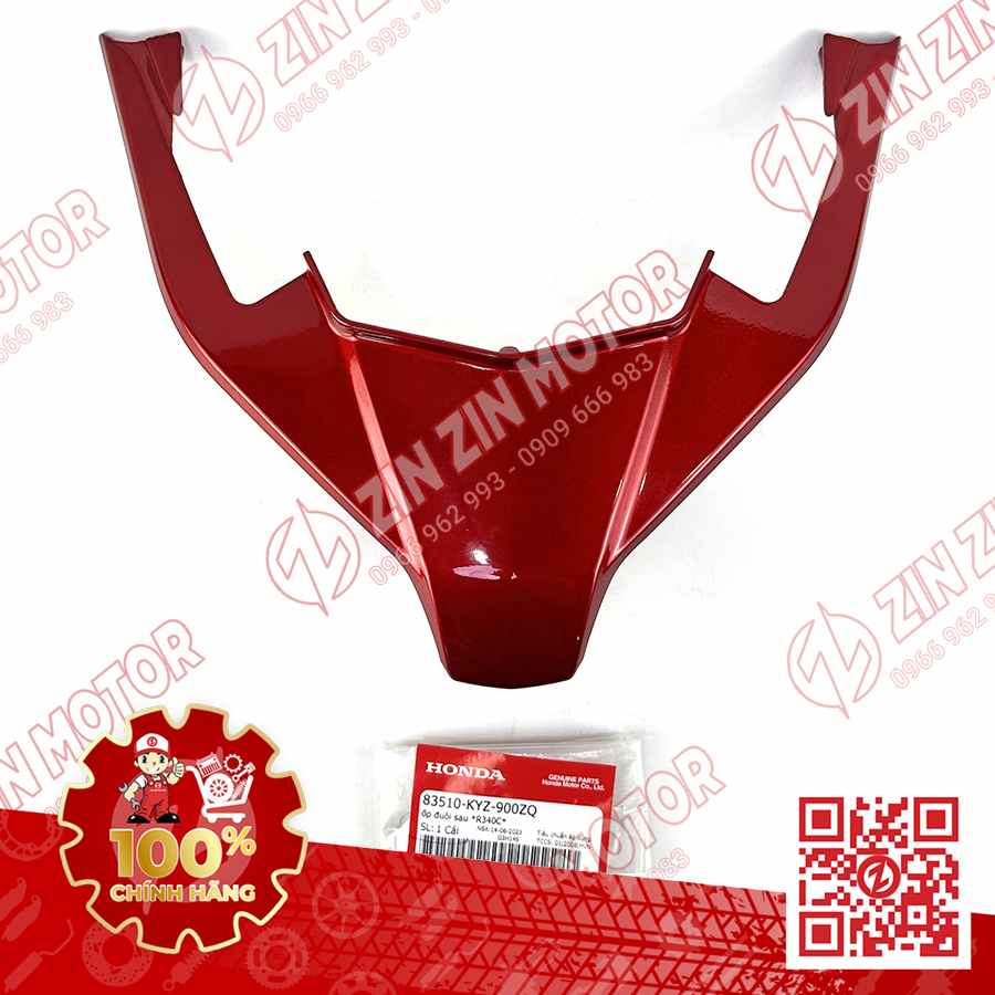 ỐP ĐUÔI SAU, MU RÙA FUTURE 125 MẬP, FUTURE 125 FI, FUTURE BXC 2014 2015 2016 2017 ĐỎ ĐẬM 83510-KYZ-900ZQ