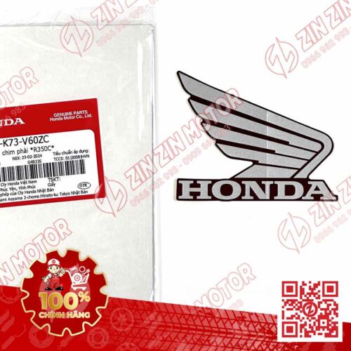 TEM CÁNH CHIM HONDA XE FUTURE 125 FI, FUTURE LED ĐỎ ĐEN 2019 BÊN PHẢI 86201K73V60ZC