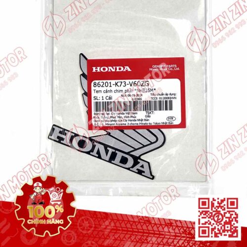 Alternative view of TEM CÁNH CHIM HONDA XE FUTURE 125 FI, FUTURE LED ĐEN ĐỎ 2019 BÊN PHẢI 86201K73V60ZG