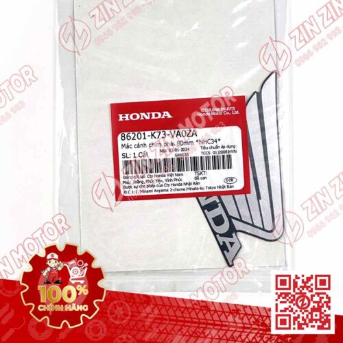 Alternative view of TEM CÁNH CHIM HONDA XE FUTURE 125 FI, FUTURE LED XANH XÁM NHÁM 2022 2023 2024 BÊN PHẢI 86201K73VA0ZA