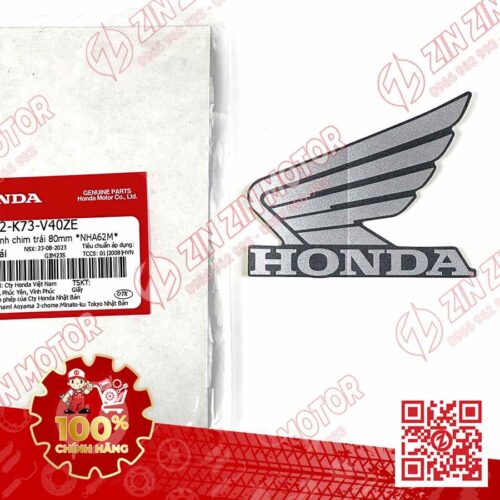 TEM CÁNH CHIM HONDA XE FUTURE 125 FI, FUTURE LED BẠC ĐEN 2018 BÊN TRÁI 86202K73V40ZE