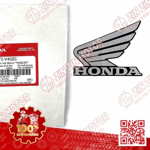 TEM CÁNH CHIM HONDA XE FUTURE 125 FI, FUTURE LED ĐEN ĐỎ 2018 BÊN TRÁI 86202K73V40ZG