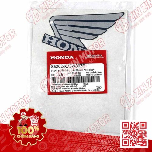 Alternative view of TEM CÁNH CHIM HONDA XE FUTURE 125 FI, FUTURE LED XANH NÂU ĐEN 2020 2021 BÊN TRÁI 86202K73V80ZE