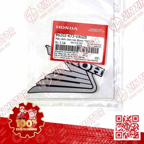Alternative view of TEM CÁNH CHIM HONDA XE FUTURE 125 FI, FUTURE LED ĐEN NHÁM 2022 2023 2024 BÊN TRÁI 86202K73VA0ZB