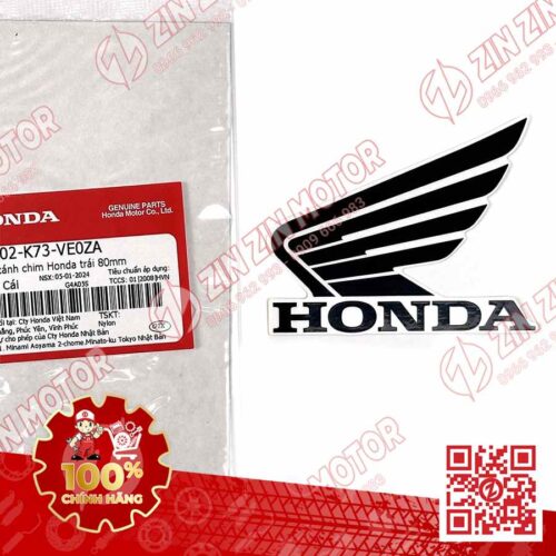 TEM CÁNH CHIM HONDA XE FUTURE 125 FI, FUTURE LED TRẮNG 2024 BÊN TRÁI 86202K73VE0ZA