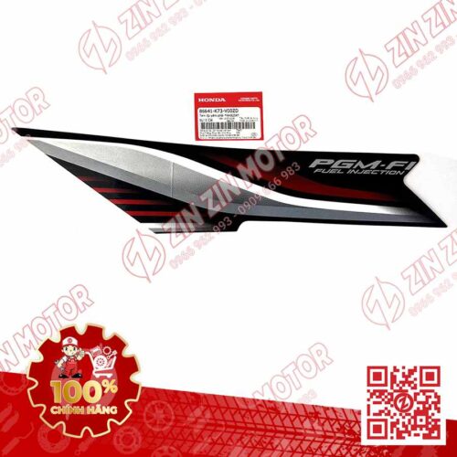 TEM CÁNH YẾM XE FUTURE 125 MẬP, FUTURE FI 125 2016 2017 PHẢI ĐEN ĐỎ XÁM CHÍNH HÃNG