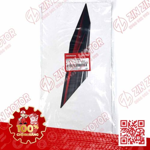 Alternative view of TEM CÁNH YẾM XE FUTURE 125 MẬP, FUTURE FI 125, FUTURE BXC 125 2014 2015 PHẢI ĐEN ĐỎ CHÍNH HÃNG
