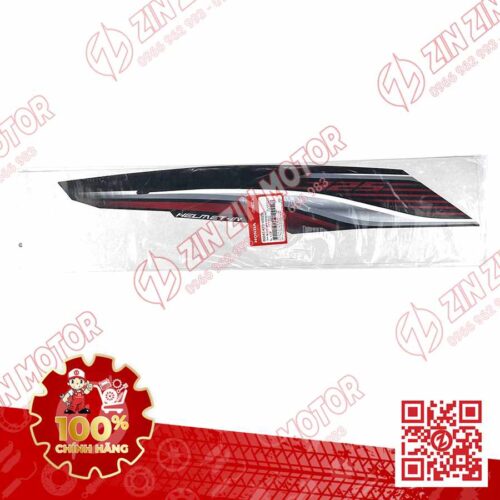 Alternative view of TEM BỤNG SAU, TEM ỐP SƯỜN FUTURE 125 MẬP, FUTURE FI 125 2016 2017 PHẢI ĐEN ĐỎ XÁM CHÍNH HÃNG