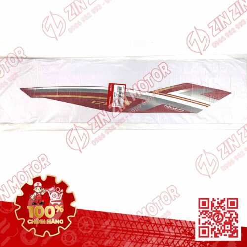 Alternative view of TEM ỐP SƯỜN XE FUTURE 125 FI, FUTURE LED 2019 ĐỎ ĐEN PHIÊN BẢN VÀNH NAN HOA BÊN PHẢI 86643K73V60ZA
