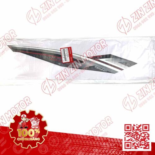 Alternative view of TEM ỐP SƯỜN XE FUTURE 125 FI, FUTURE LED 2019 ĐEN ĐỎ PHIÊN BẢN VÀNH NAN HOA BÊN PHẢI 86643K73V60ZB