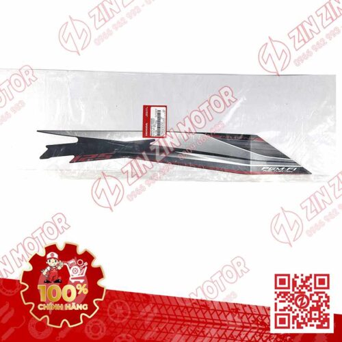 Alternative view of TEM BỤNG SAU, TEM ỐP SƯỜN FUTURE 125 MẬP, FUTURE FI 125 2014 2015 PHẢI ĐEN ĐỎ CHÍNH HÃNG
