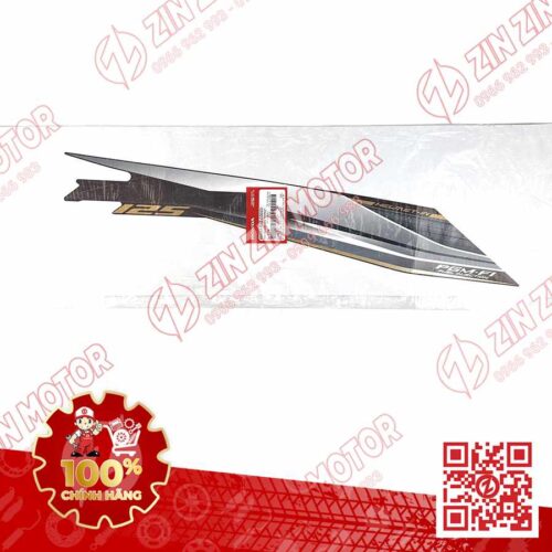 Alternative view of TEM BỤNG SAU, TEM ỐP SƯỜN FUTURE 125 MẬP, FUTURE FI 125 2014 2015 PHẢI NÂU VÀNG CHÍNH HÃNG