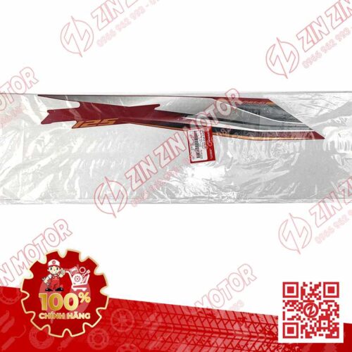 Alternative view of TEM BỤNG SAU, TEM ỐP SƯỜN FUTURE 125 MẬP, FUTURE BXC 125 2014 2015 PHẢI ĐỎ ĐẬM CHÍNH HÃNG