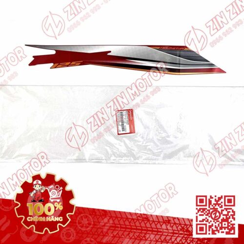 TEM BỤNG SAU, TEM ỐP SƯỜN FUTURE 125 MẬP, FUTURE BXC 125 2014 2015 PHẢI ĐỎ ĐẬM CHÍNH HÃNG