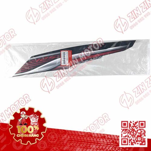 Alternative view of TEM BỤNG SAU, TEM ỐP SƯỜN FUTURE 125 MẬP, FUTURE FI 125 2016 2017 TRÁI ĐEN ĐỎ XÁM CHÍNH HÃNG
