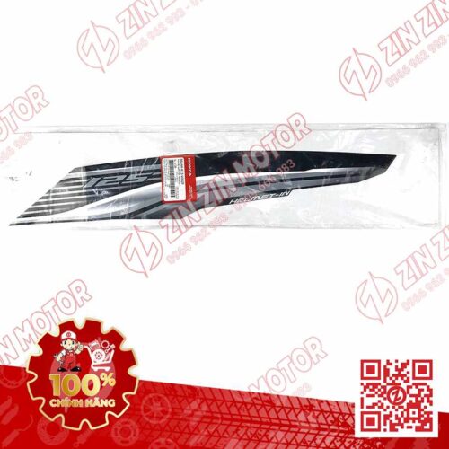 Alternative view of TEM BỤNG SAU, TEM ỐP SƯỜN FUTURE 125 MẬP, FUTURE FI 125 2016 2017 TRÁI ĐEN XÁM CHÍNH HÃNG