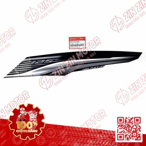 TEM BỤNG SAU, TEM ỐP SƯỜN FUTURE 125 MẬP, FUTURE FI 125 2016 2017 TRÁI ĐEN XÁM CHÍNH HÃNG
