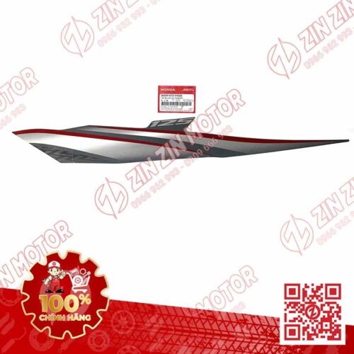 TEM ỐP SƯỜN XE FUTURE 125 FI, FUTURE LED 2018 BẠC ĐEN PHIÊN BẢN VÀNH NAN HOA BÊN TRÁI 86644K73V40ZA