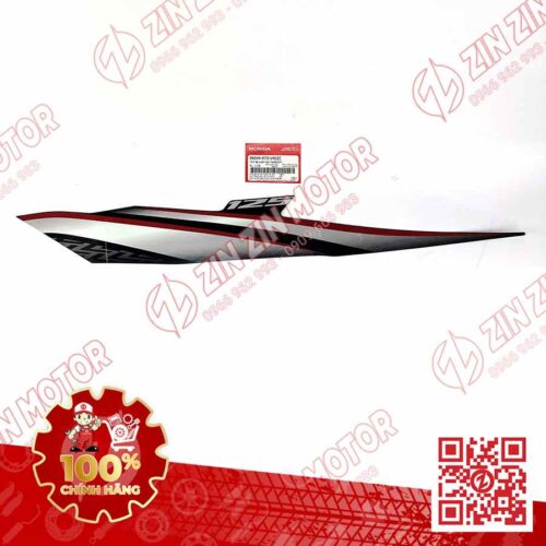 TEM ỐP SƯỜN XE FUTURE 125 FI, FUTURE LED 2018 ĐEN ĐỎ PHIÊN BẢN VÀNH NAN HOA BÊN TRÁI 86644K73V40ZC