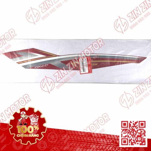 Alternative view of TEM ỐP SƯỜN XE FUTURE 125 FI, FUTURE LED 2019 ĐỎ ĐEN PHIÊN BẢN VÀNH NAN HOA BÊN TRÁI 86644K73V60ZA