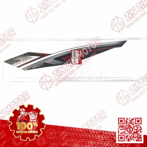 Alternative view of TEM ỐP SƯỜN XE FUTURE 125 FI, FUTURE LED 2019 ĐEN ĐỎ PHIÊN BẢN VÀNH NAN HOA BÊN TRÁI 86644K73V60ZB