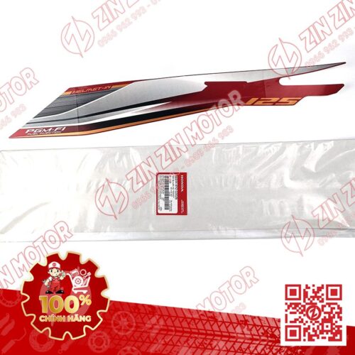 TEM BỤNG SAU, TEM ỐP SƯỜN FUTURE 125 MẬP, FUTURE FI 125 2014 2015 TRÁI ĐỎ ĐẬM CHÍNH HÃNG